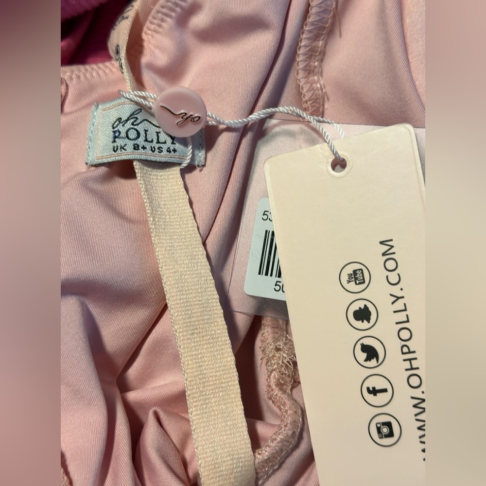 Oh Polly Pink Pearl Mini Dress - Picture 10 of 16